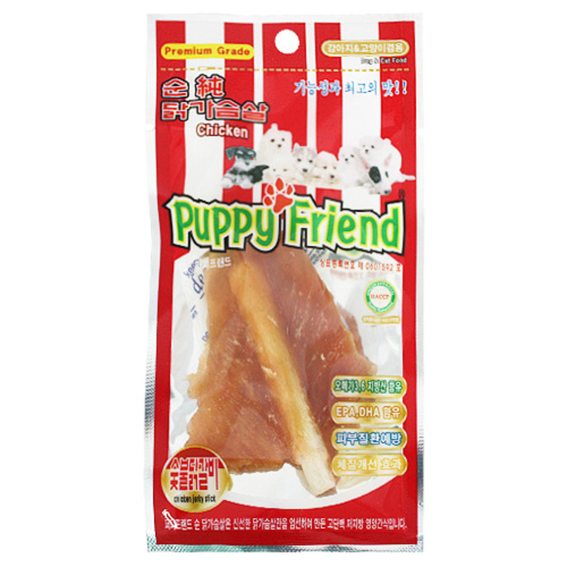 퍼피프랜드 강아지져키 저칼로리 영양간식 숯불닭갈비, 35g, 1개 - 메인 이미지