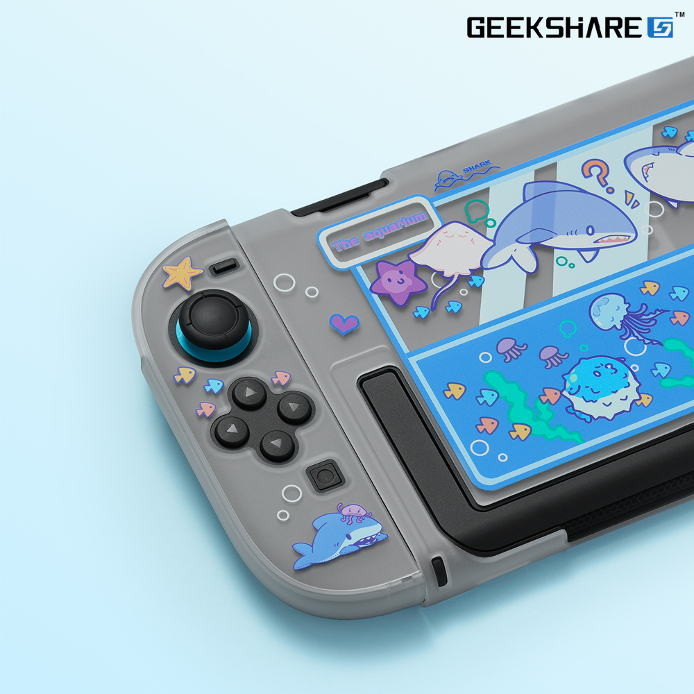 닌텐도 스위치2 케이스 긱쉐어 리틀샤크 풀커버 - 상세 이미지 3