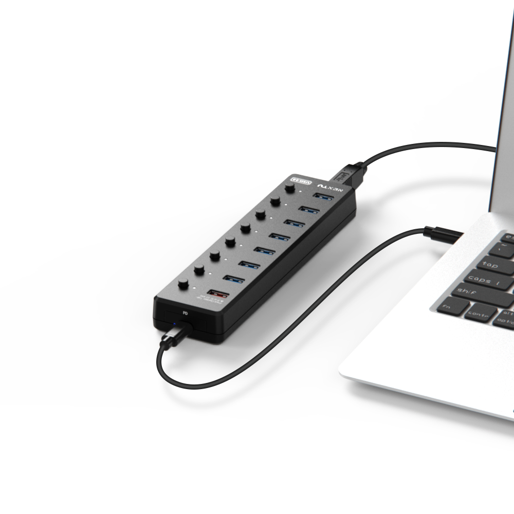 USB3.0 7포트+퀵차지+PD 확장 허브 NEXT UH309PD - 상세 이미지 3