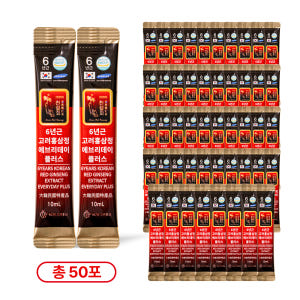 천설화 6년근 고려홍삼정 에브리데이 플러스 실속형 홍삼스틱 10ml 50... 맛있게 먹은 솔직 후기 - 상품 이미지 1