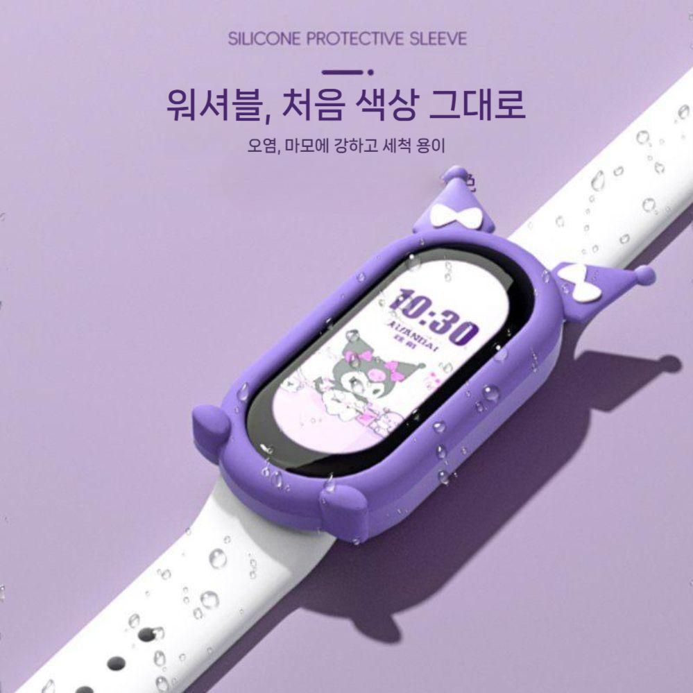 미밴드10 스트랩 케이스 베젤 커버 세트 실리콘 밴드 - 상세 이미지 5