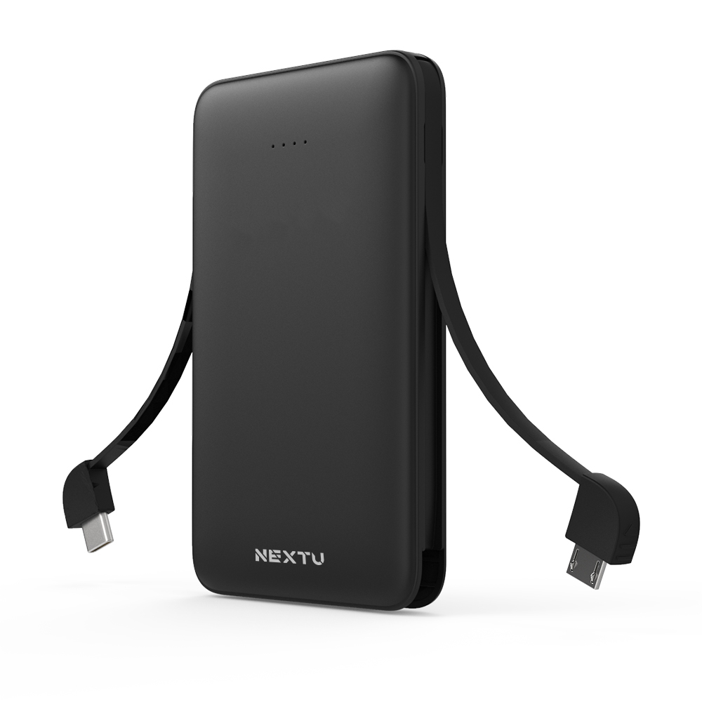 넥스트 NEXT-5005PBCB 케이블 일체형 5000mAh 휴대용 보조배터리 - 상세 이미지 4