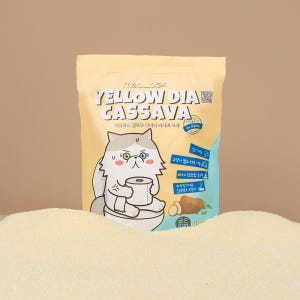 미유박스 브라질 카사바 고양이모래 저먼지 옐로우다이아 프리미엄 굵은입자,... 솔직 후기 | 실제 사용자 리뷰 총정리 - 상품 이미지 1