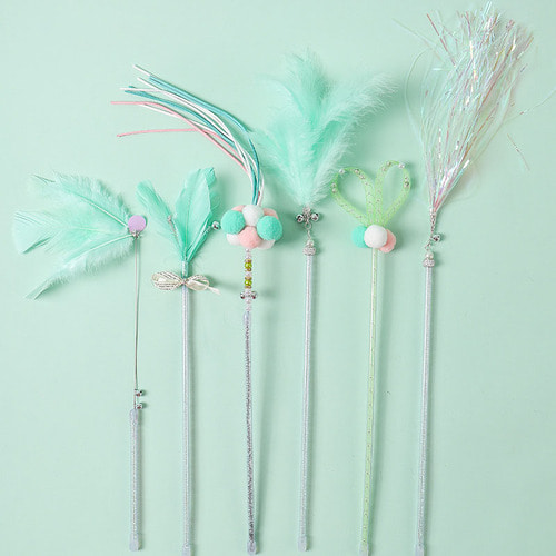 다묘집사 고양이 낚시대 6개 set