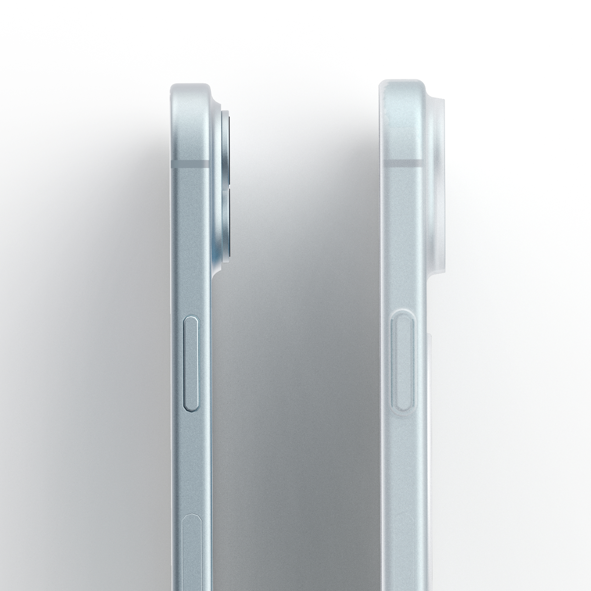 고스트핏 매트 투명 아이폰 맥세이프케이스 변색없는케이스 블랙, 아이폰15 프로 맥스 - 상세 이미지 5