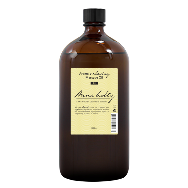 안나홀츠 릴렉싱 마사지오일 1000ml 아로마 올리브 호호바 바디 오일 겸용 제품 이미지