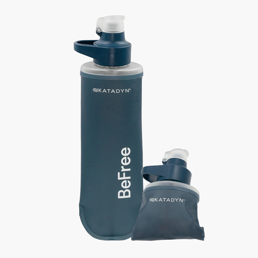 카타딘 비프리 AC 정수 물병 0.5L 백패킹 등산 경량 접이식 물통 - 메인 이미지