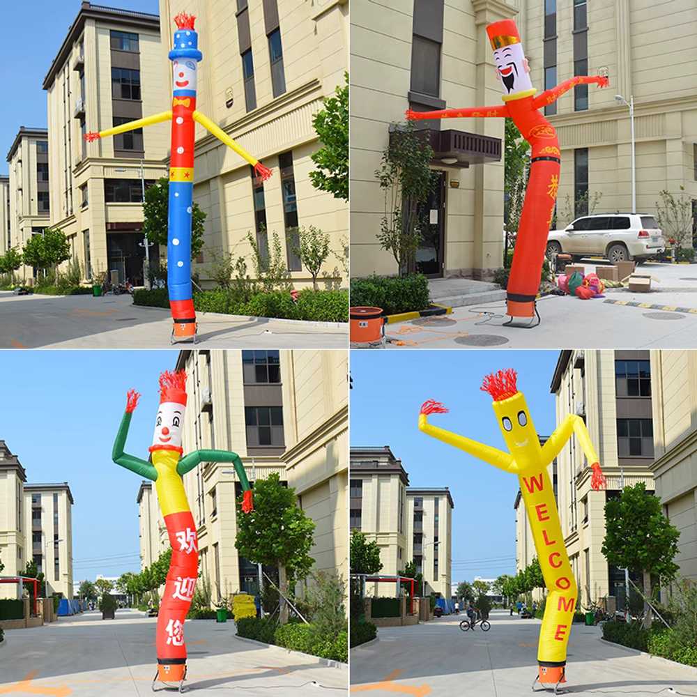 춤추는 풍선 댄서인형 에어 장식 바람 주유소 개업식 2.5m 삐에로B - 상세 이미지 3