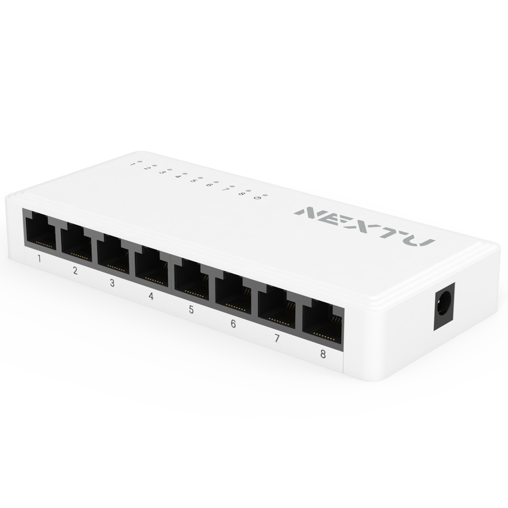 [리퍼제품] 8포트 10/100/1000Mbps 기가비트 미니 스위치허브 NEXT-5008GS MINI - 상세 이미지 4