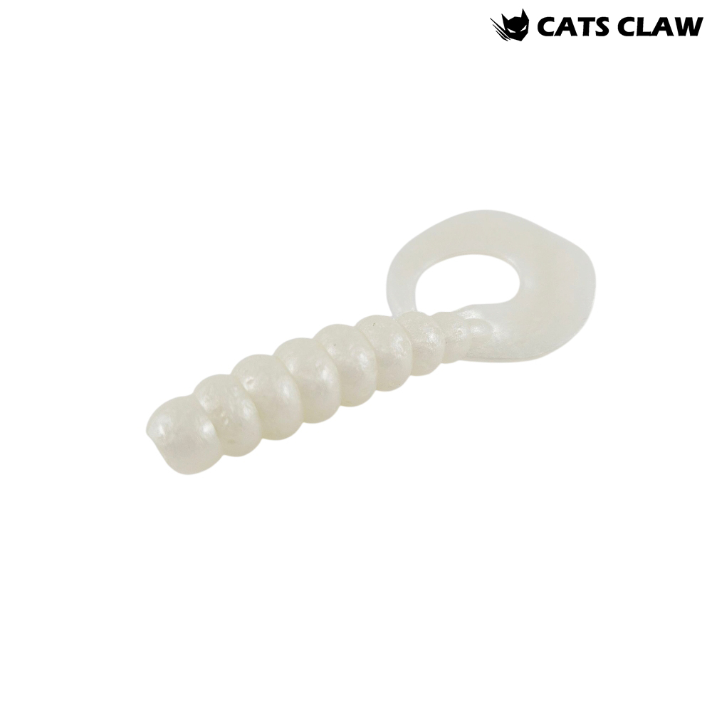 캣츠크로우 K그럽 쏘가리웜 029 펄 실버, 5cm(2인치) - 메인 이미지