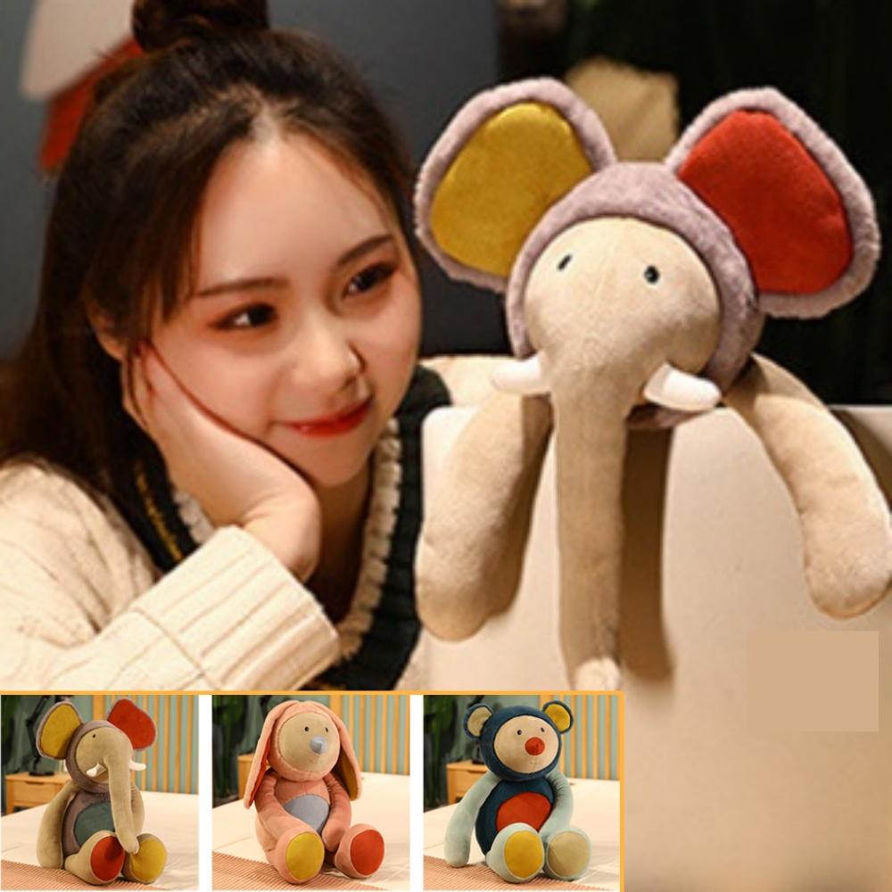 M 출산선물 애착토끼인형 곰 코끼리애착인형 촉각