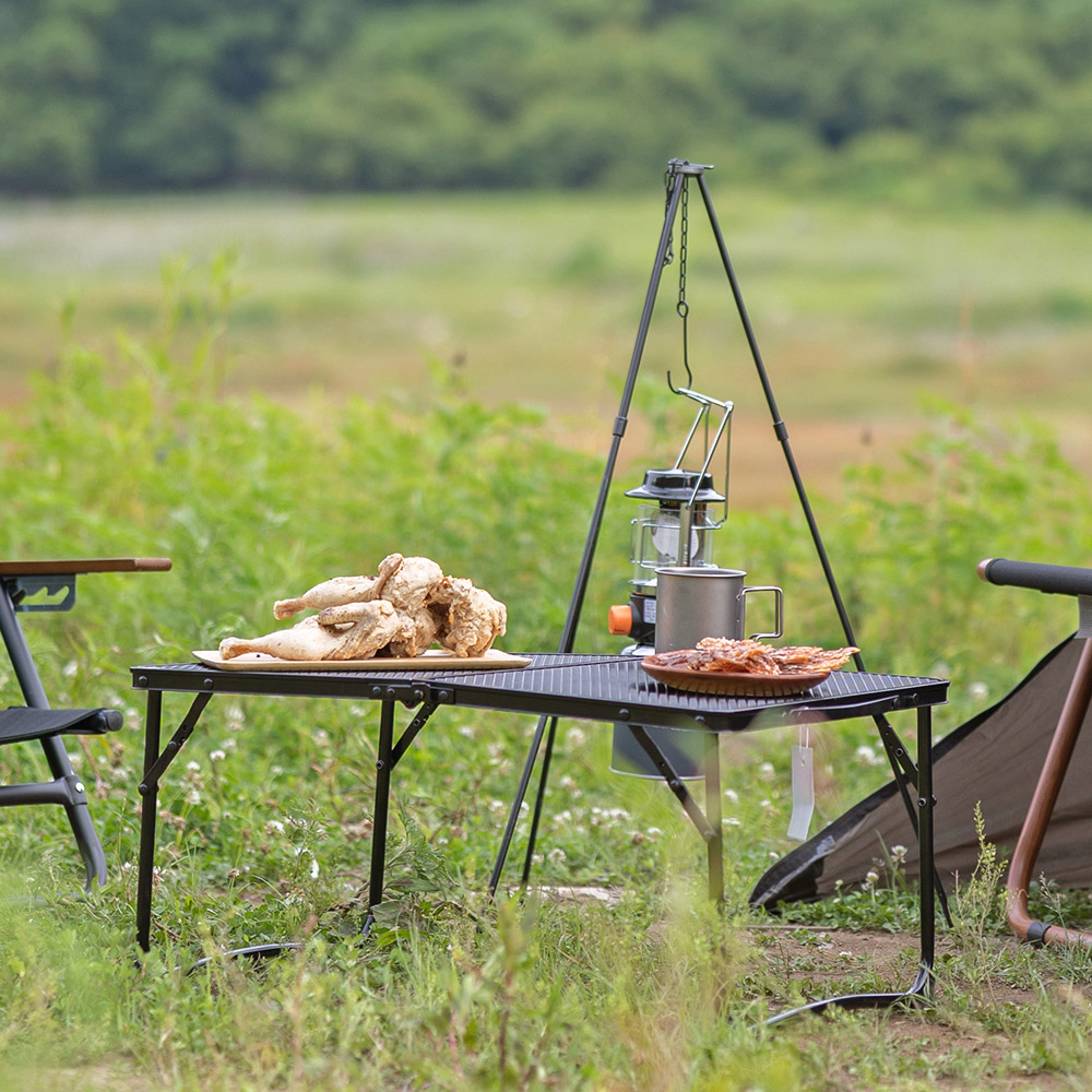 아이두젠 아이언메쉬 캠핑 접이식 휴대용 테이블 일반형