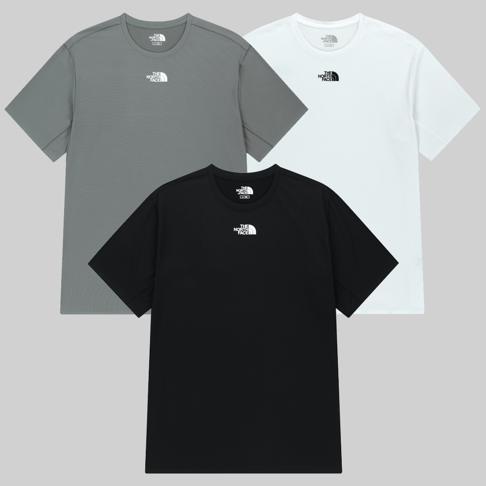 노스페이스 화이트라벨 냉감 스포츠 와플 반팔 라운드티 NT7UR16J