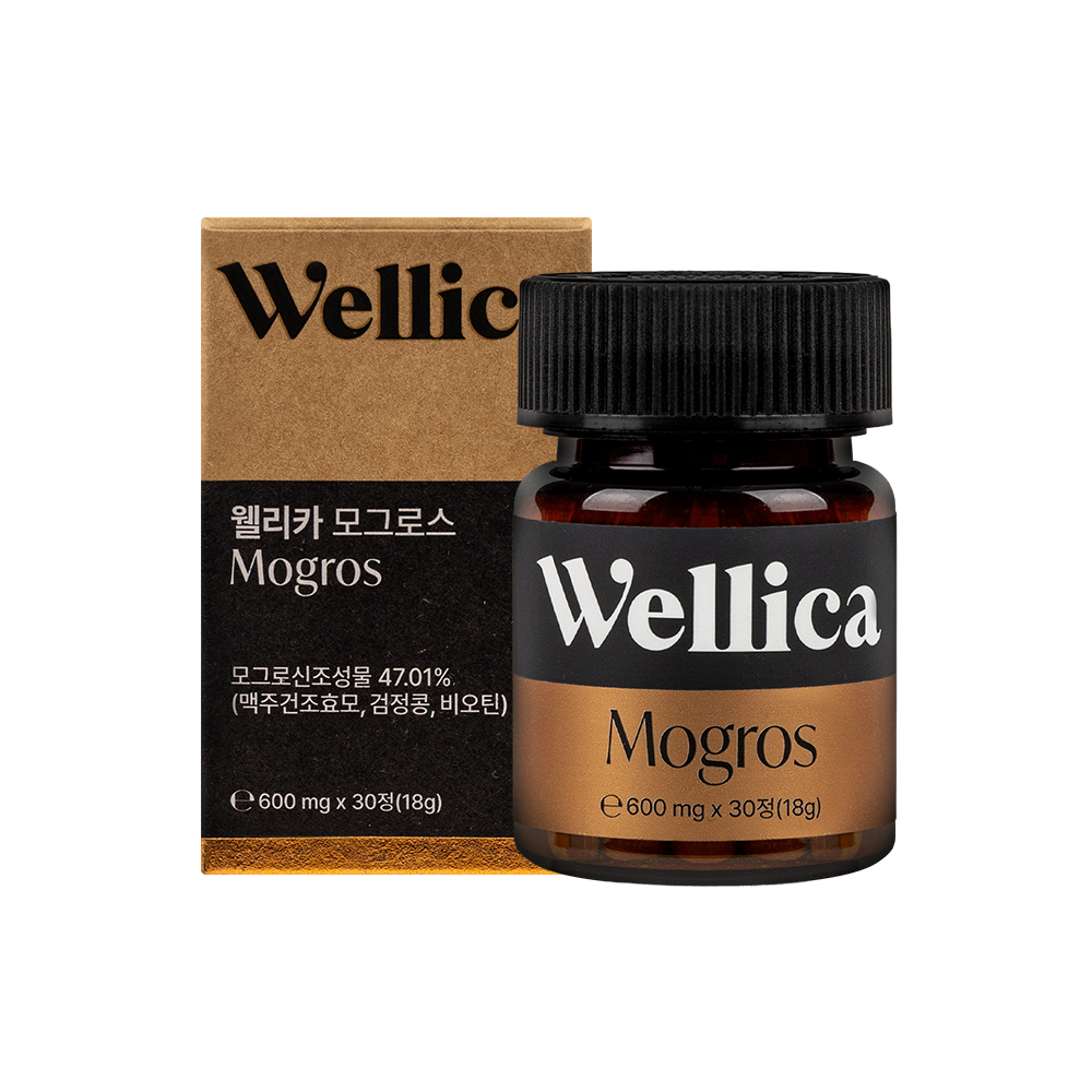 웰리카 모그로스 독일 맥주효모 비오틴 어성초 모그로신조성물 판토텐산 30캡슐, 1개