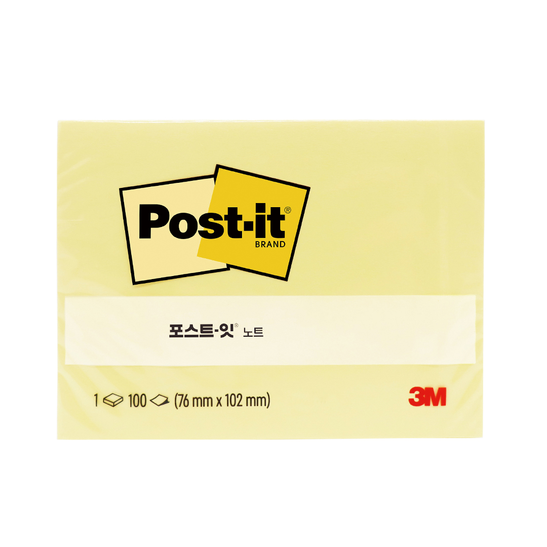 3M 포스트잇 직사각 657 100매 - 상품 이미지