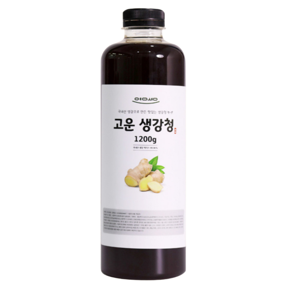 고운 생강청 1200g, 유기농 사탕수수로 만든 건강차