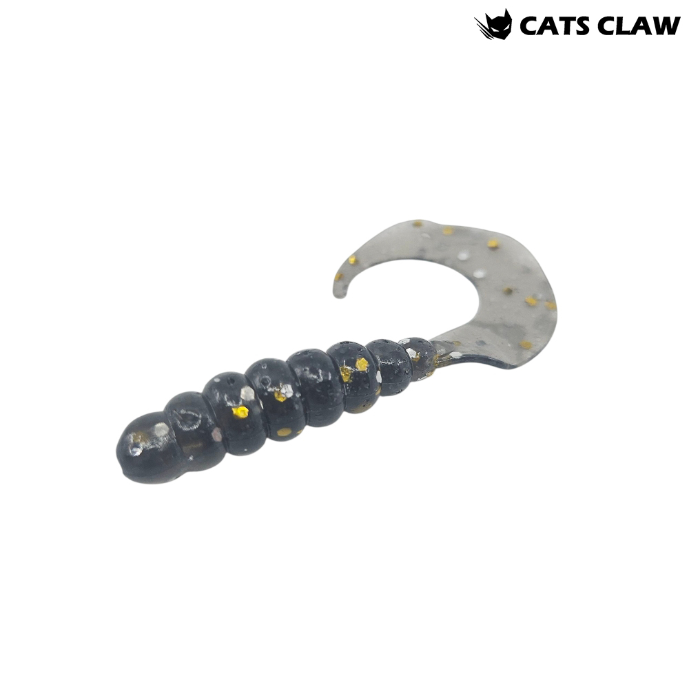 캣츠크로우 K그럽 쏘가리웜 009 스모크 골드, 5cm(2인치) - 메인 이미지