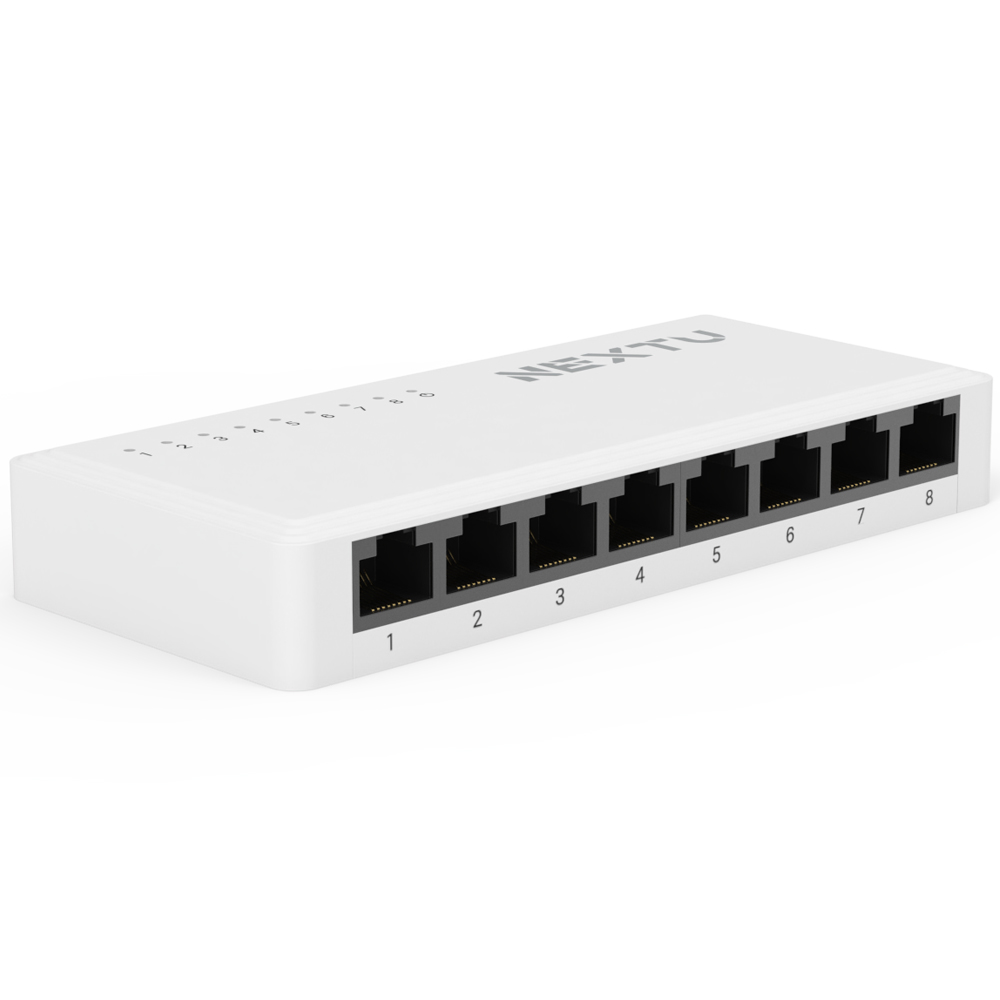 [리퍼제품] 8포트 10/100/1000Mbps 기가비트 미니 스위치허브 NEXT-5008GS MINI - 상세 이미지 5
