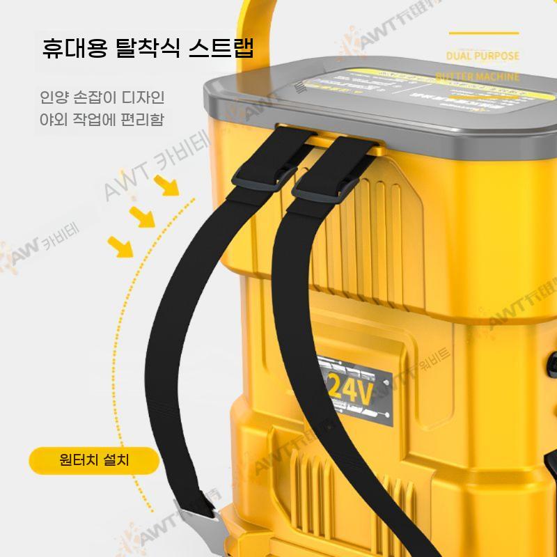 자동 구리스 주입기 그리스 충전식 공압 전동에어 펌프 주입기건 이미지 6