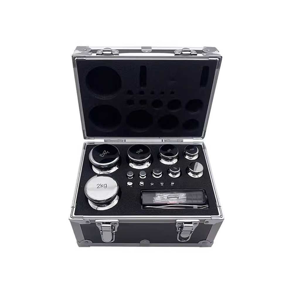 무게추 분동 보관함 실험기구 수납 케이스 정리 박스 M1 1mg-100g/21개/2Cr13 - 상품 이미지