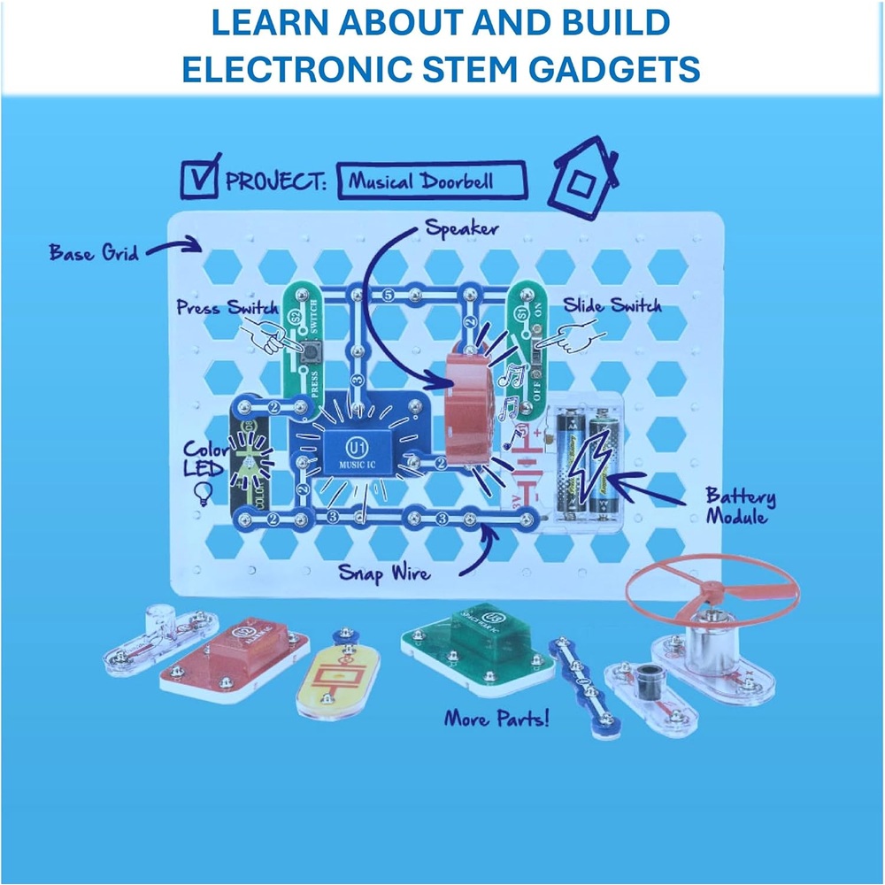 Snap Circuits Jr. SC-100 과학키트 전자회로 100개의 프로젝트 - 상세 이미지 3