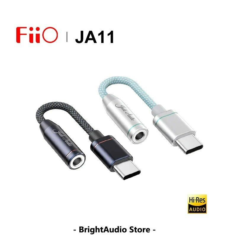 FiiO JA11 C타입 고해상도 DAC 이어폰 젠더 어댑터 JA11 Black - 상품 이미지