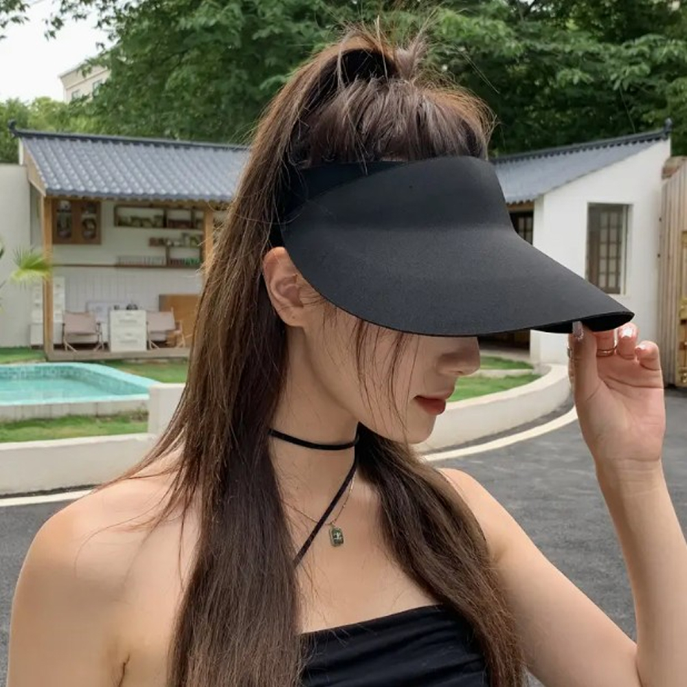 썬캡 햇빛가리개모자 자외선차단 러닝선캡 썬바이저 - 상세 이미지 5