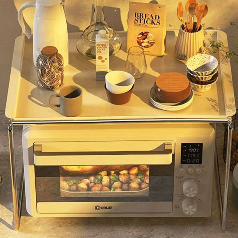 미니 렌지대 에어프라이어 전자레인지 선반 전자렌지 수납장 (중형)