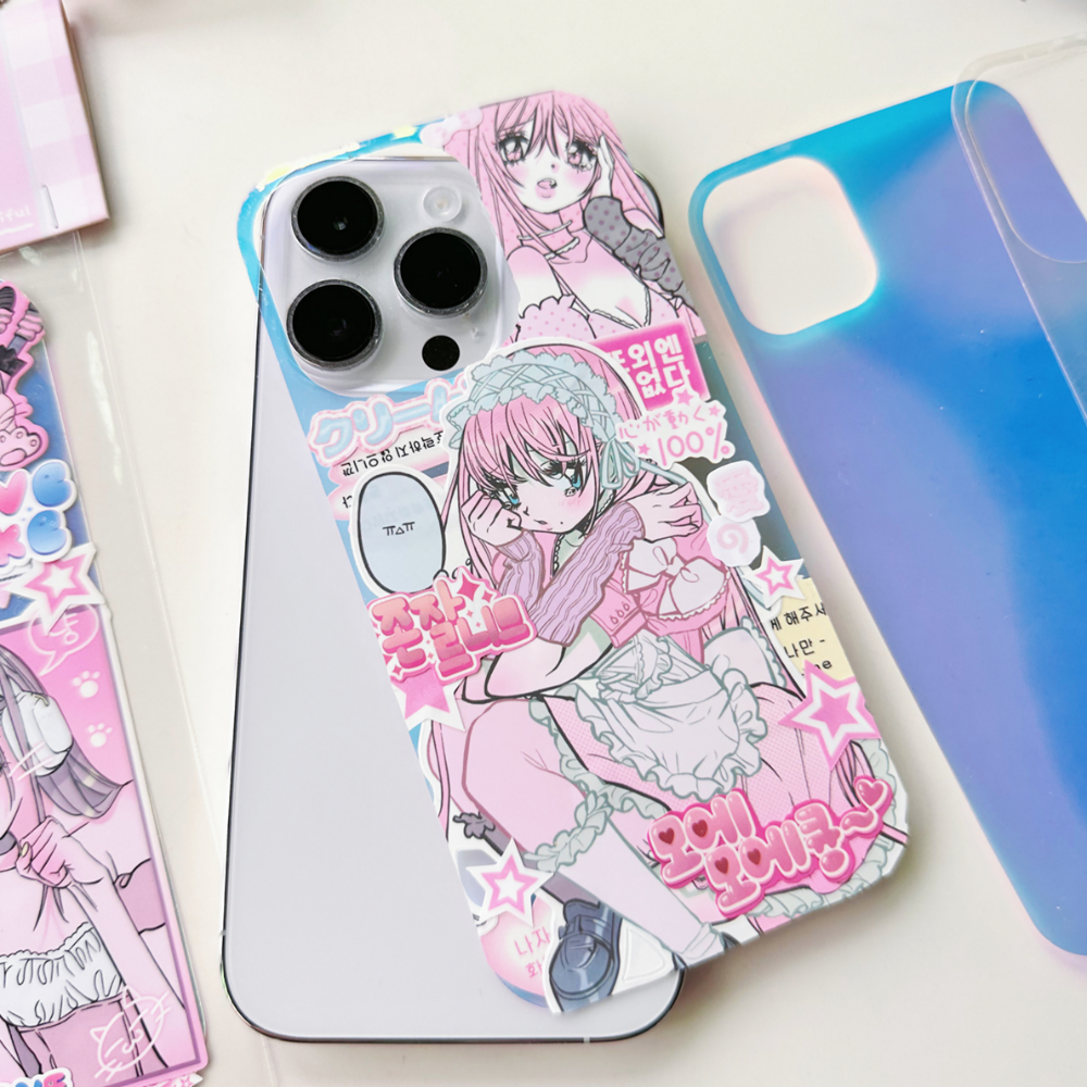 아이폰 폰꾸필름 후면 이너시트 홀로그램 5장