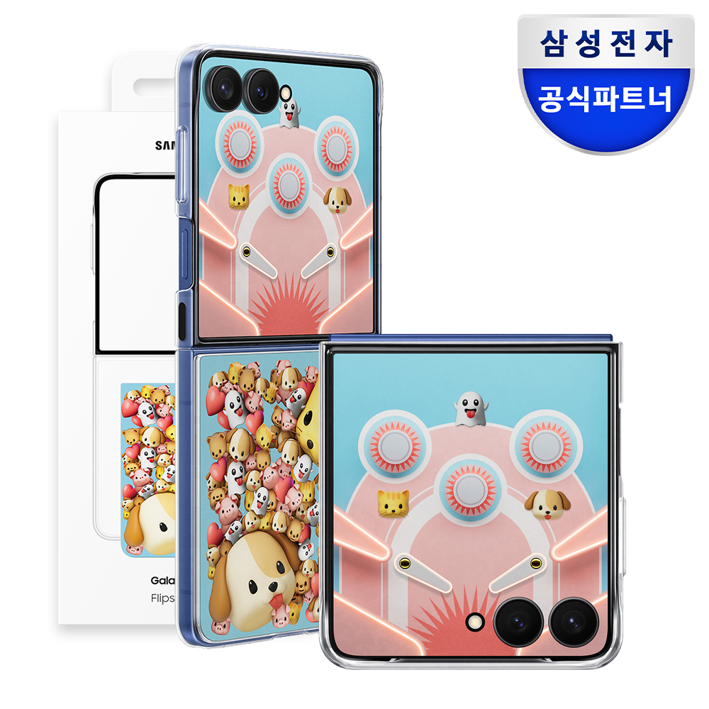 삼성 정품 플립 수트 케이스 투명, 갤럭시Z 플립7