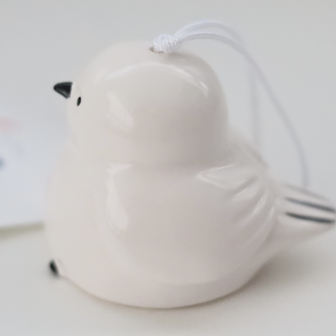 일본 도자기 섬오목눈이 시마에나가 후우링 풍경 새모양 귀여운 감성소품