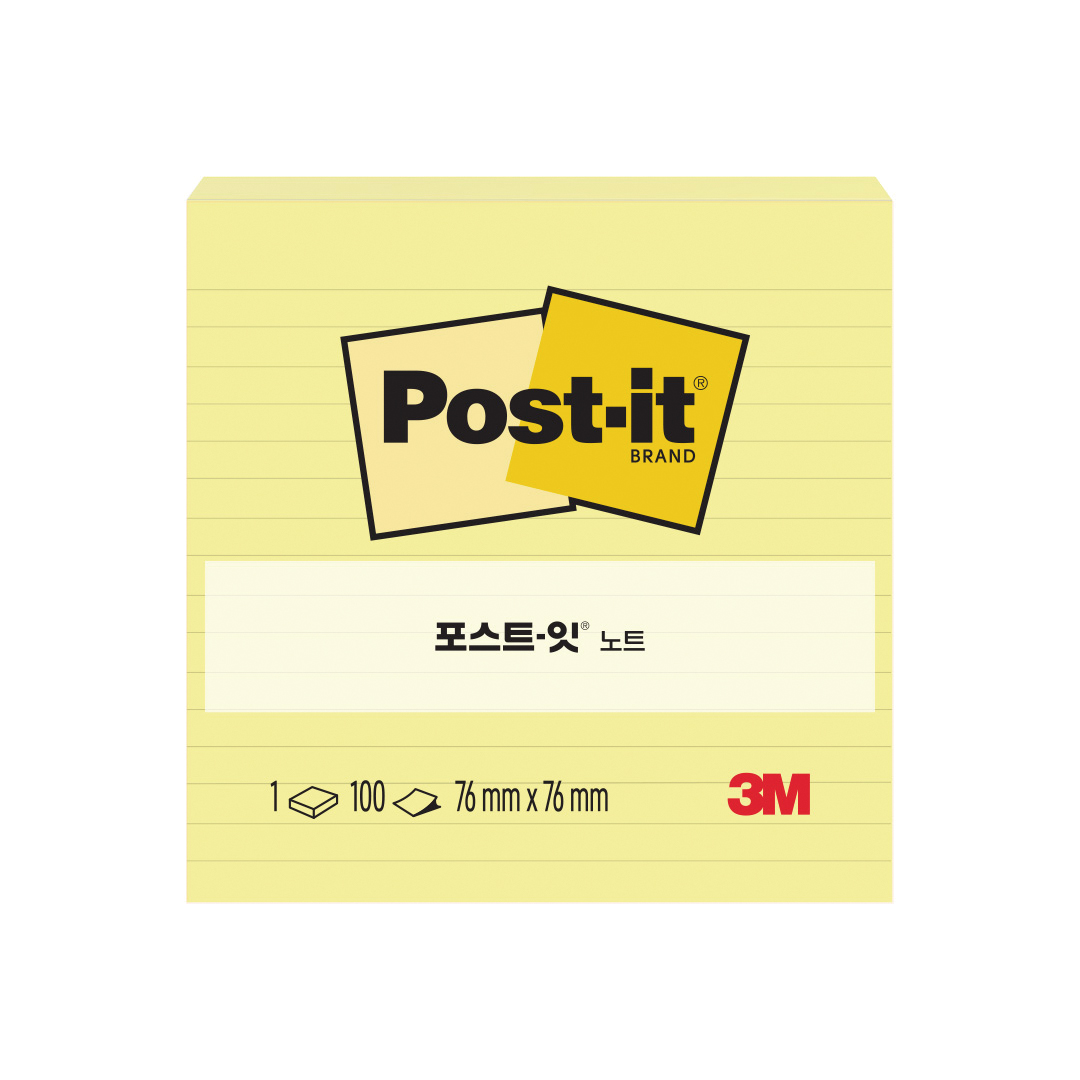 3M 포스트잇 정사각 654 100매 - 상세 이미지 5