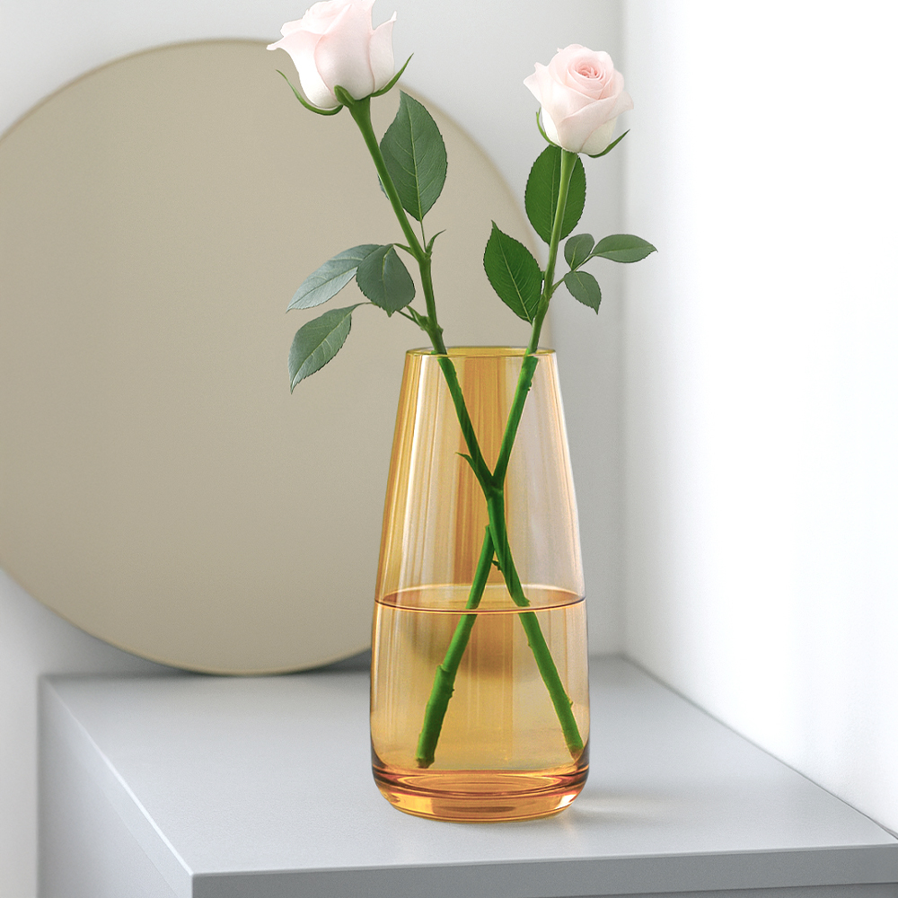 레토 화병 유리 꽃병 인테리어 오브제 집들이선물 (Aurora) LIA-V01