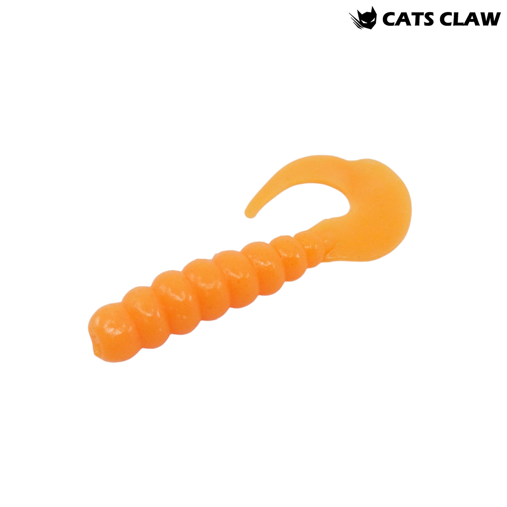 캣츠크로우 K그럽 쏘가리웜 021 오렌지, 5cm(2인치) - 메인 이미지