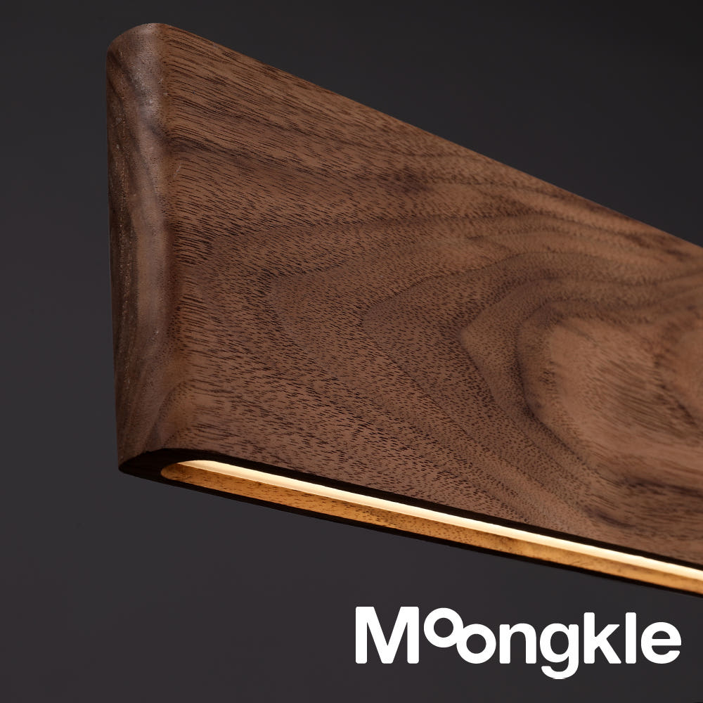 식탁조명 리니어 원목 펜던트 조명 우드 LED 식탁등 뭉클