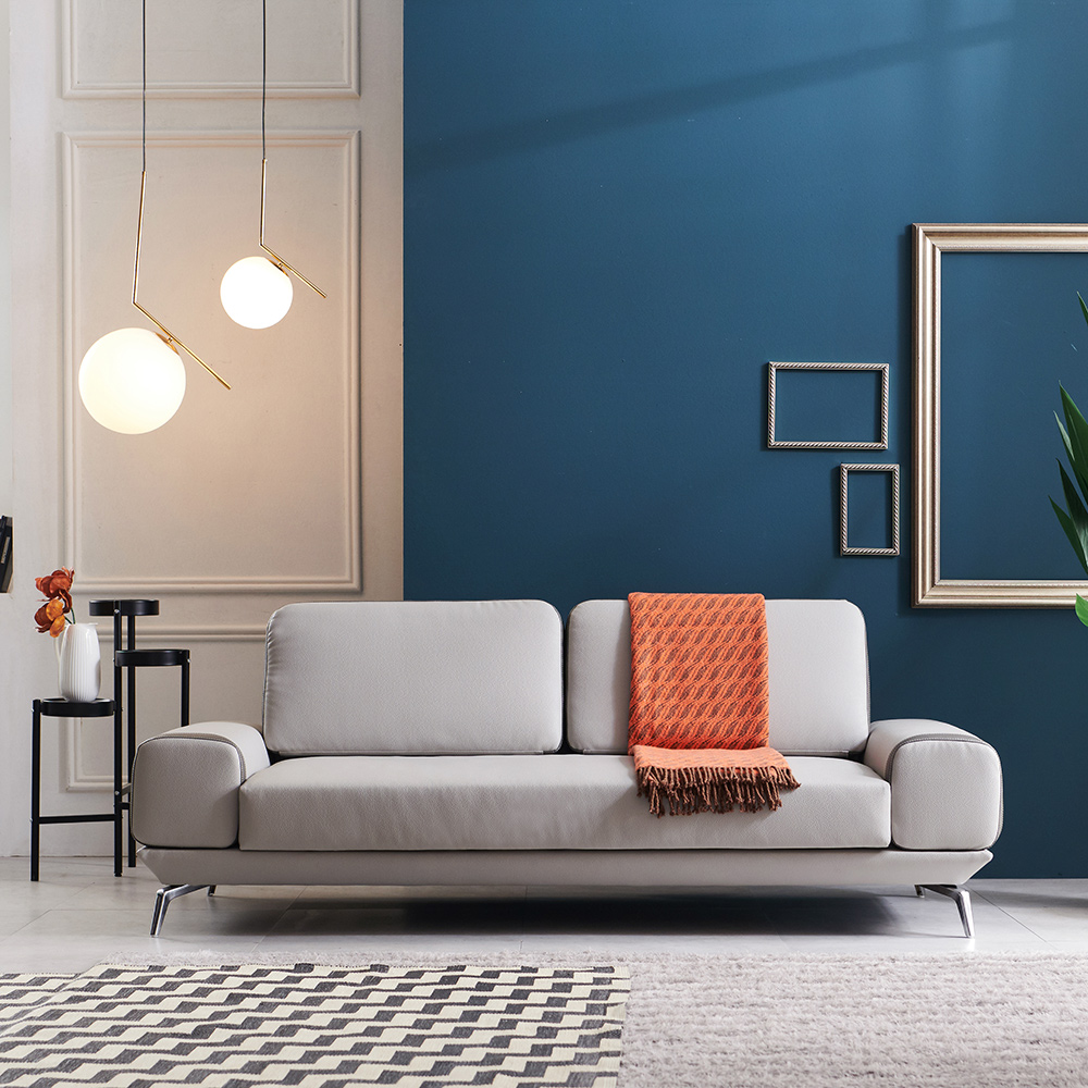 동서가구 디트론 가죽 3인소파 DF921656-1