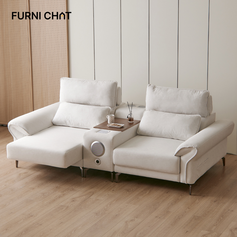 퍼니챗 몬스터 3인용 이지클린 패브릭 무빙소파 슬라이드 모션소파