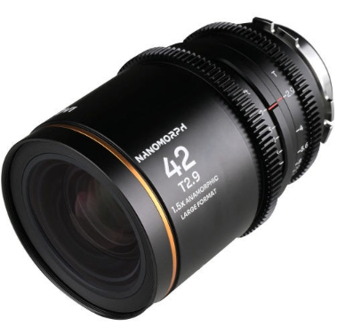 Laowa Nanomorph 42mm T2.9 1.5X LF (Amber Flare) PL + EF