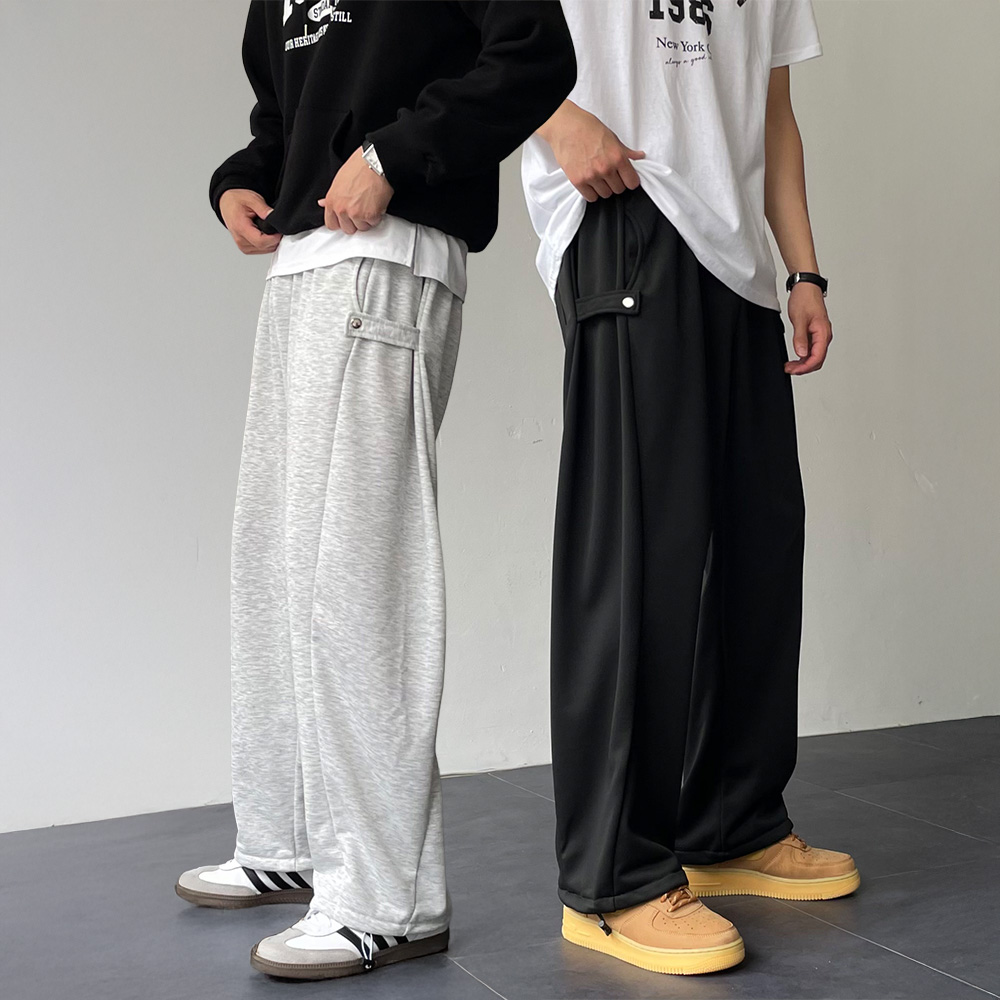 1+1 벌룬팬츠 스웻팬츠 남자통바지 통큰바지 - 상품 이미지