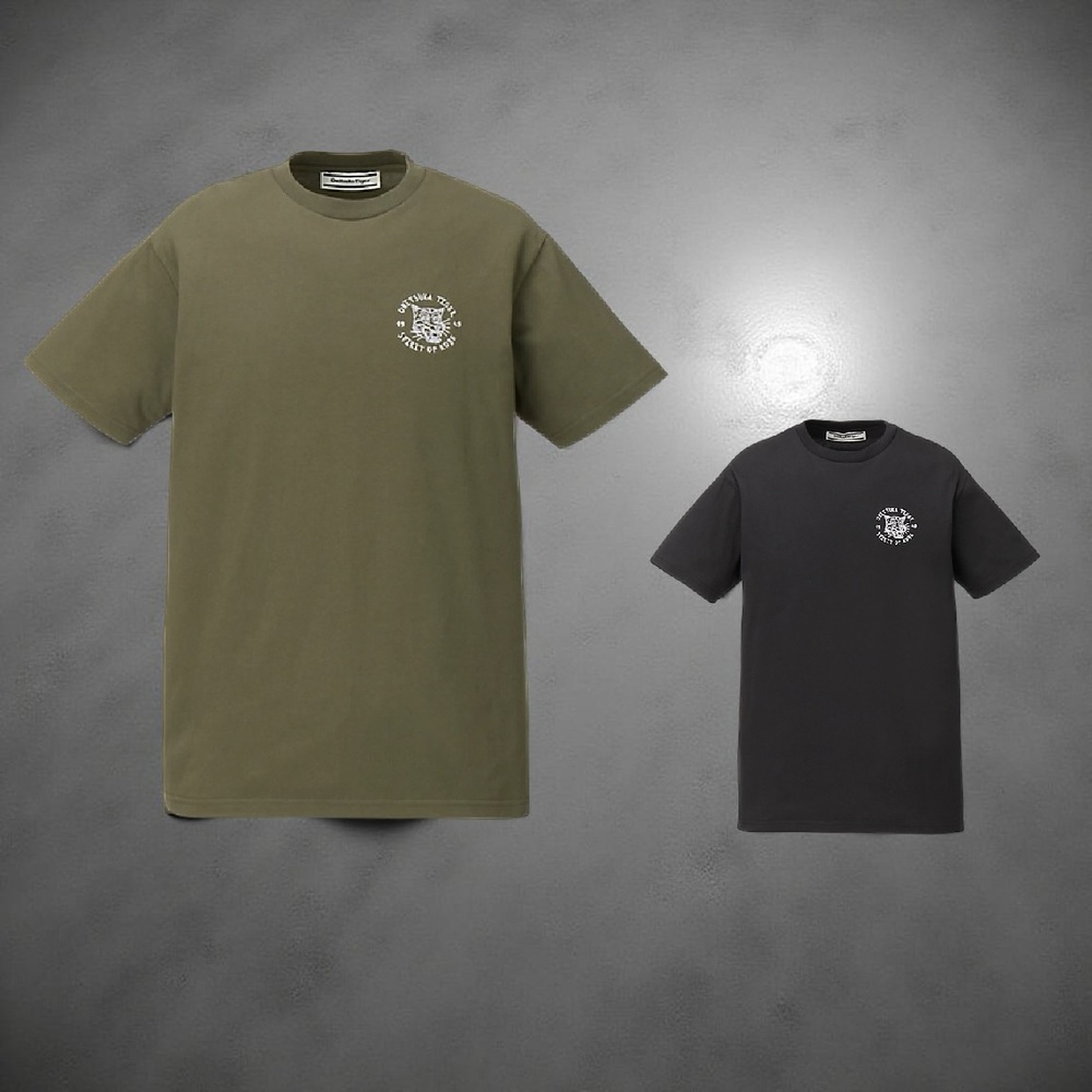 오니츠카타이거 그래픽 반팔 티셔츠 여성 2183B540 KHAKI L