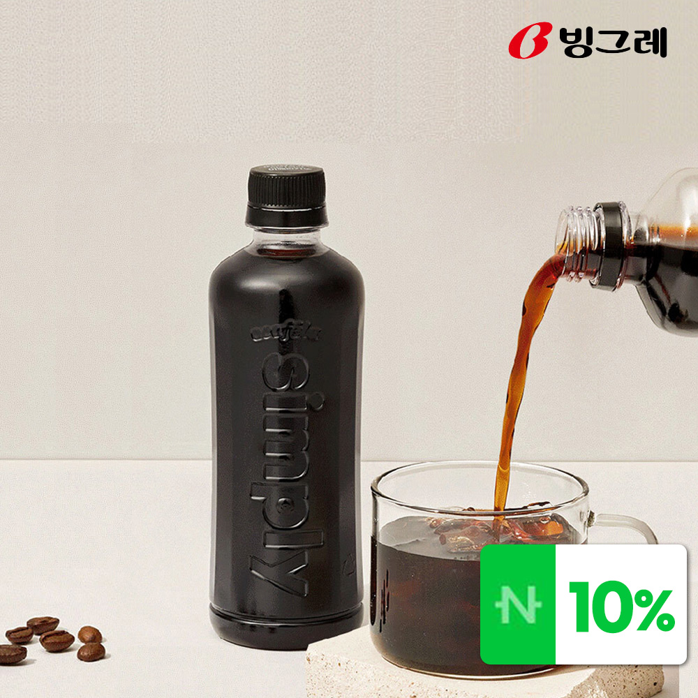 빙그레 아카페라 심플리 아메리카노 400ml 20개입 - 상품 이미지