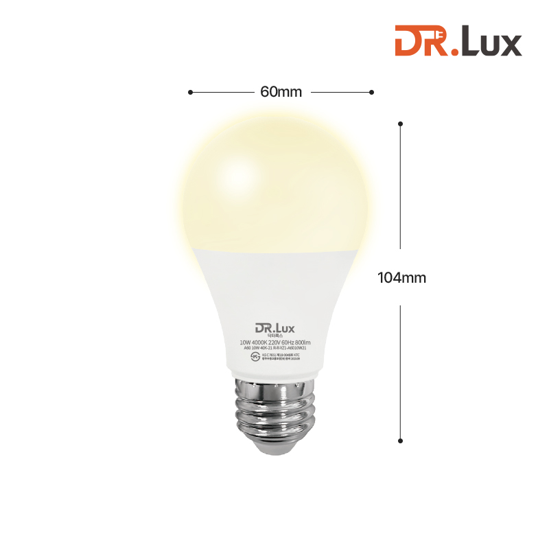 LED 전구 램프 10W, 주백색, 1개 - 상세 이미지 4