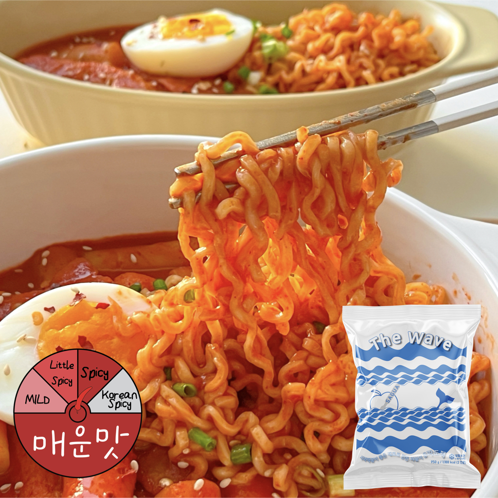 사과떡볶이-라볶이 밀키트 파도팩 매운맛 - 상품 이미지