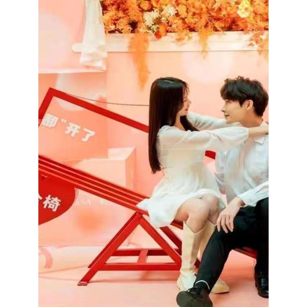 시소 벤치 포토존 철제 공원 전원주택 야외 철재 조형물 - 상세 이미지 3