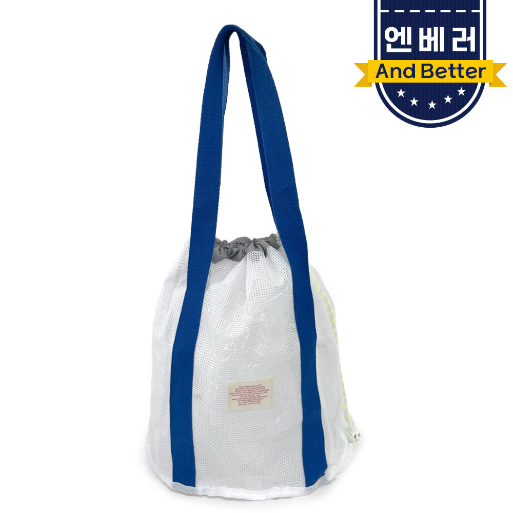 메쉬 비치백 그물가방 망사 여름가방 수영장 워터파크 해변 여행 이미지 8