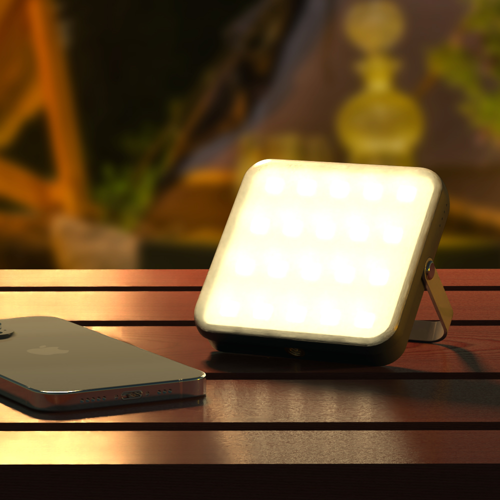 넥스트유 리버슨 캠핑랜턴 캠핑조명 LED 충전식 10,000mAh 보조배터리 126LAMP