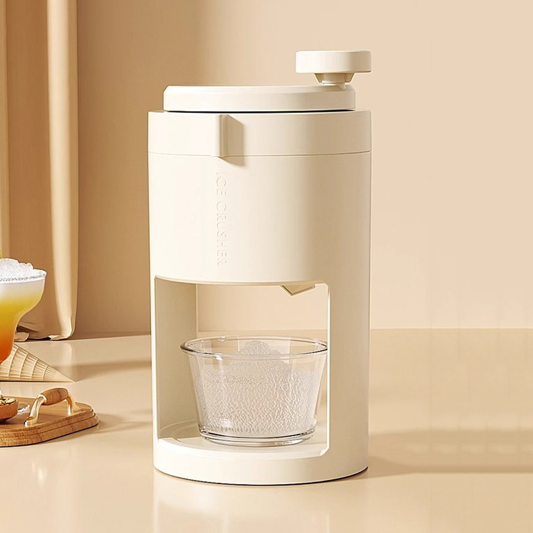 킨포크 수동빙수기 빙수만들기 컵빙수 우유 팥빙수 가정용제빙기 설빙기 얼음가는기계