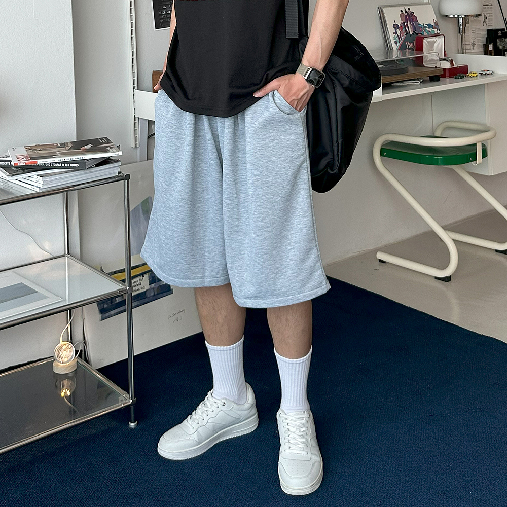 남자 반바지 트레이닝 밴딩 버뮤다 팬츠 남자버뮤다반바지 - 상품 이미지