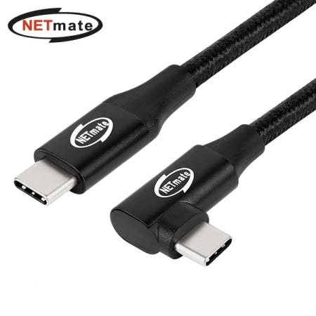 NETmate NM-UNC302L USB3.1 Gen2 CM-CM 꺾임 케이블 2m