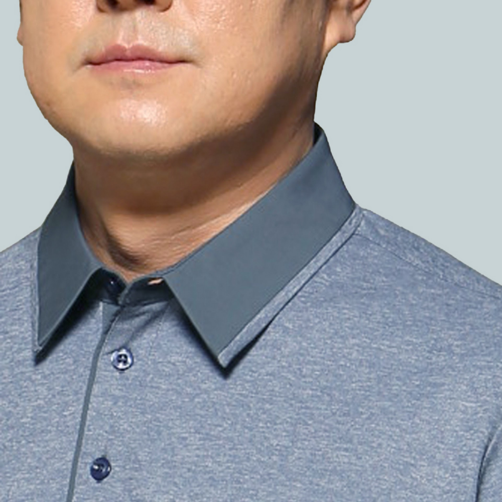 아트윈 T-152 기능성 반팔 티셔츠 단체복 작업복 여름 쿨링티 냉감티 그레이 - 상세 이미지 3